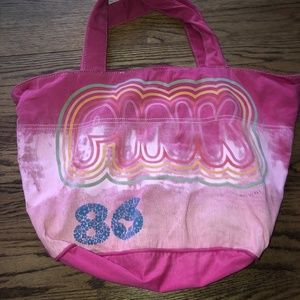 Pink Canvas Tote